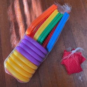 NEW Boley Ring Toss and Horseshoes Outdoor Game-20 piece set for Kids and Adults